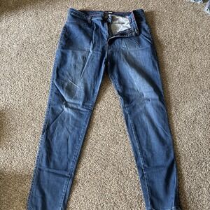 Fashion Nova Womens Regular Fit Denim Jeans‎ High Rise Button Fly Size 15 Blue